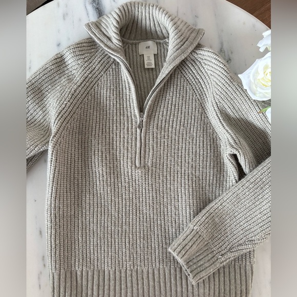 Grey Ribbed Sweater - Picture 2 of 3